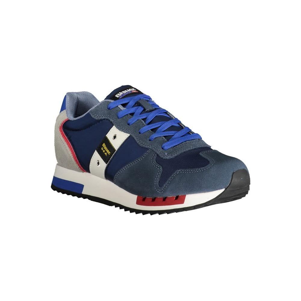 Blauer Blue Polyester Sneaker Blauer