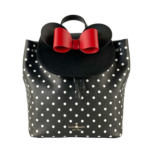 Kate Spade Disney Minnie Mouse Medium Leather Backpack Bookbag Bag Kate Spade