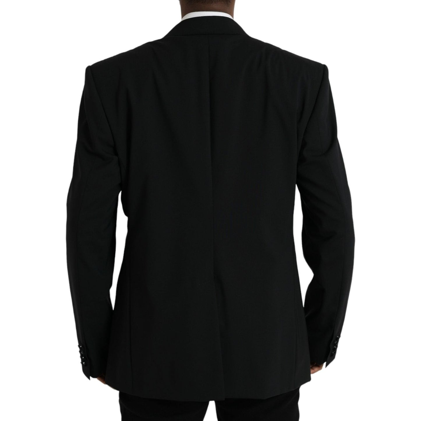 Dolce & Gabbana Black SICILIA Single Breasted Coat Blazer Dolce & Gabbana