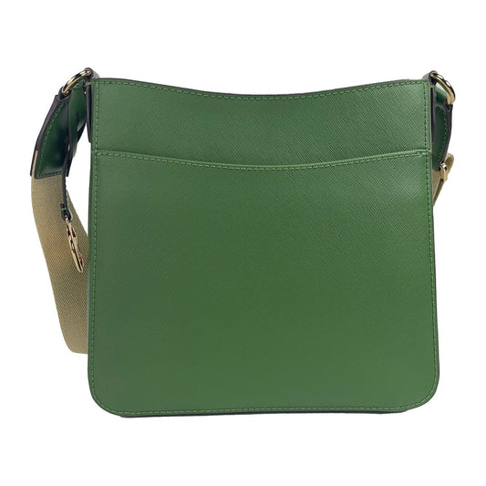 Michael Kors Jet Set Small Messenger Crossbody Bag Green Michael Kors