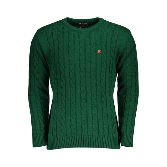 U.S. Grand Polo Green Fabric Sweater U.S. Grand Polo