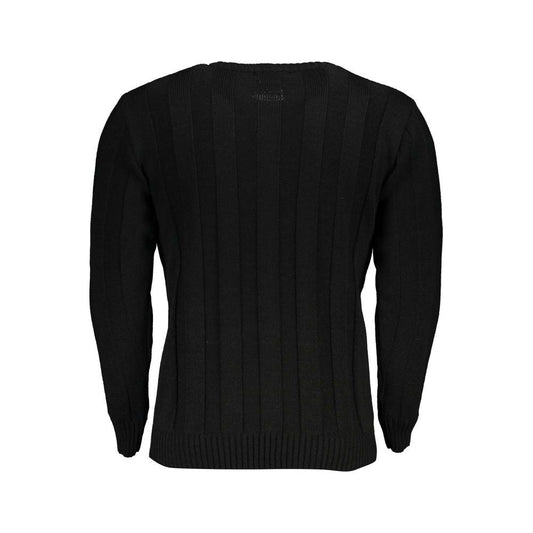 U.S. Grand Polo Black Fabric Sweater U.S. Grand Polo