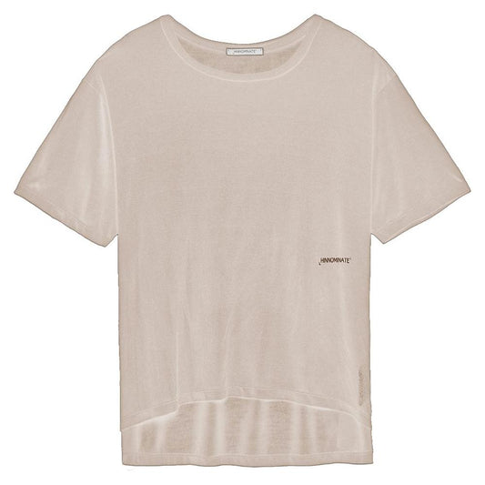 Hinnominate Elegant Oversized Modal Tee with Logo Hinnominate