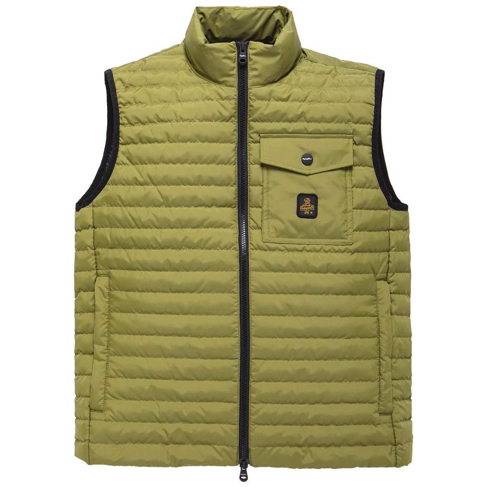 Refrigiwear Versatile Green Down Vest for Men Refrigiwear