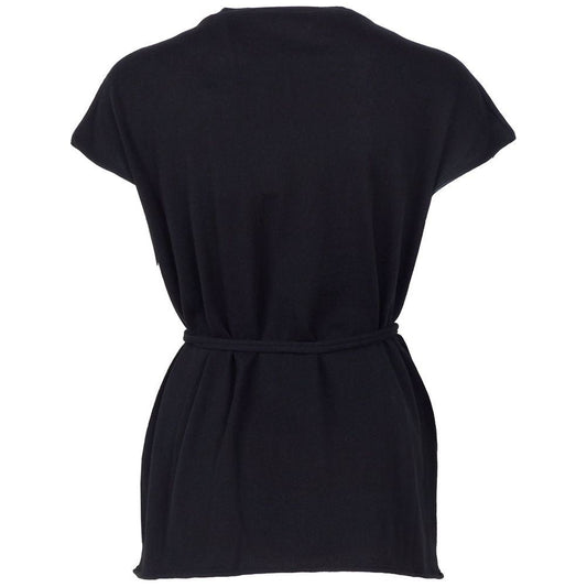 Alpha Studio Black Cotton Dress Alpha Studio