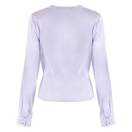 PINKO Lilac Silk Elegance Blouse PINKO