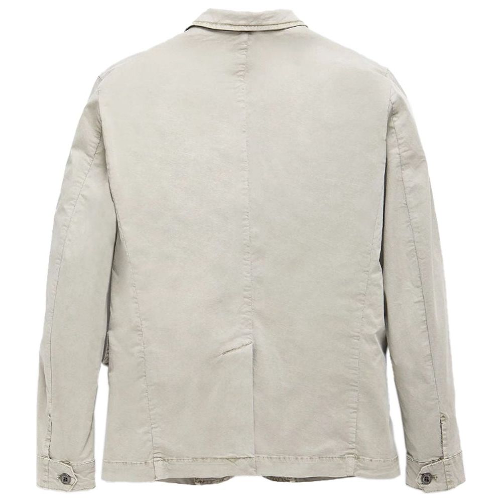 Refrigiwear Sleek Beige Four-Pocket Cotton Jacket Refrigiwear