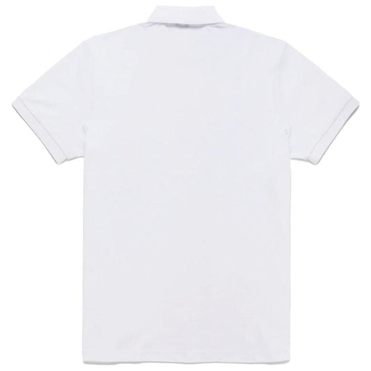 Refrigiwear Elegant White Polo with Embroidered Logo Refrigiwear