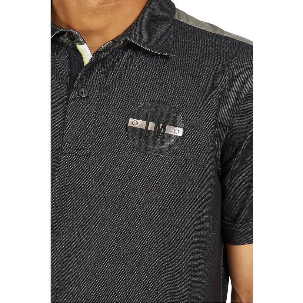 La Martina Sleek Cotton Blend Polo Shirt with Logo La Martina