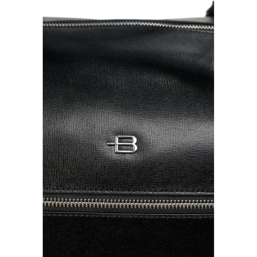 Baldinini Trend Chic Saffiano Calfskin Travel Bag Baldinini Trend