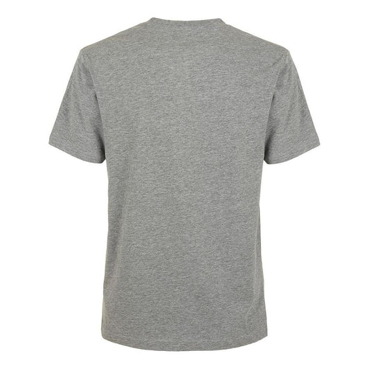 Fred Mello Chic Gray Cotton Blend Crewneck Tee Fred Mello