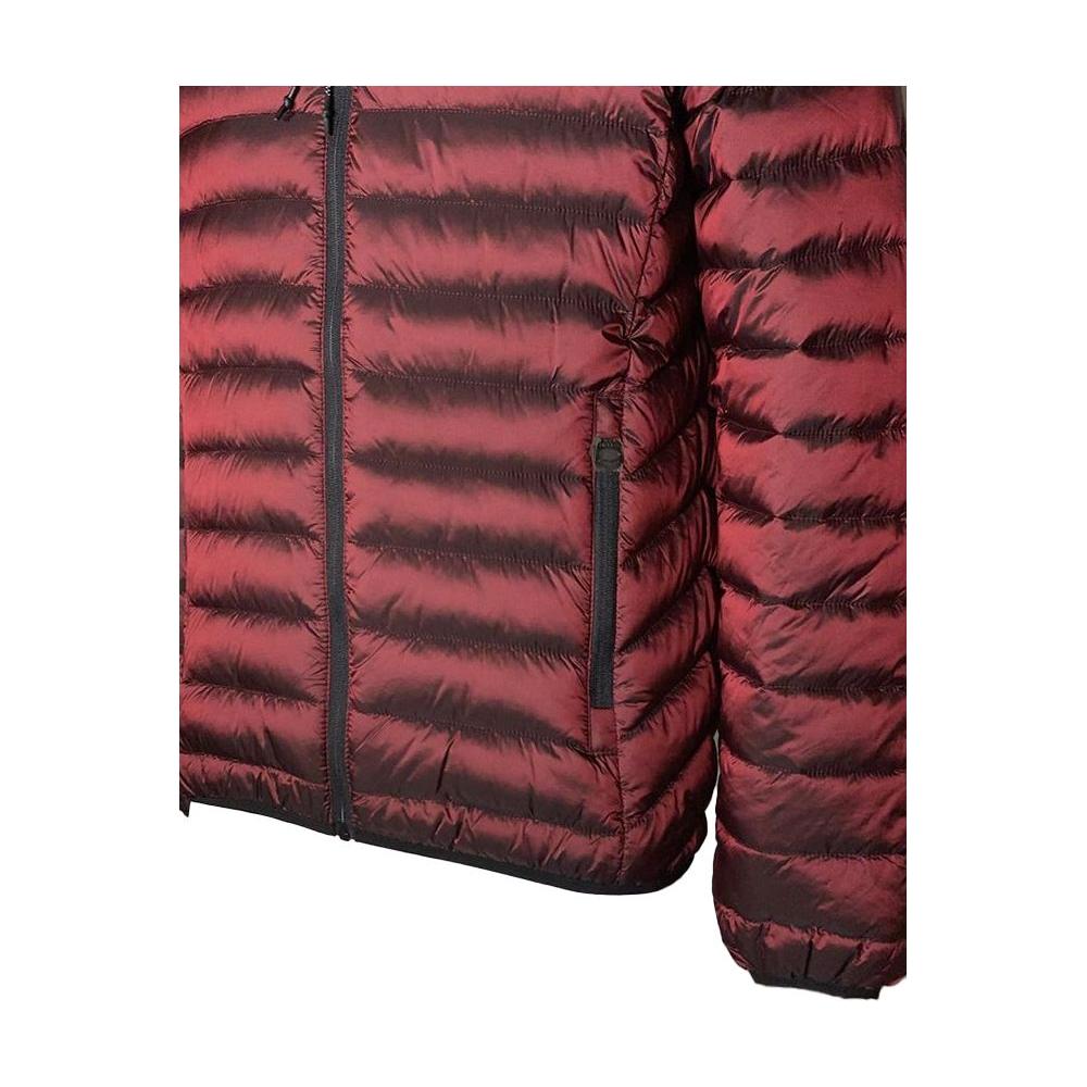 Fred Mello Elegant Pink Padded Jacket with Hood Fred Mello