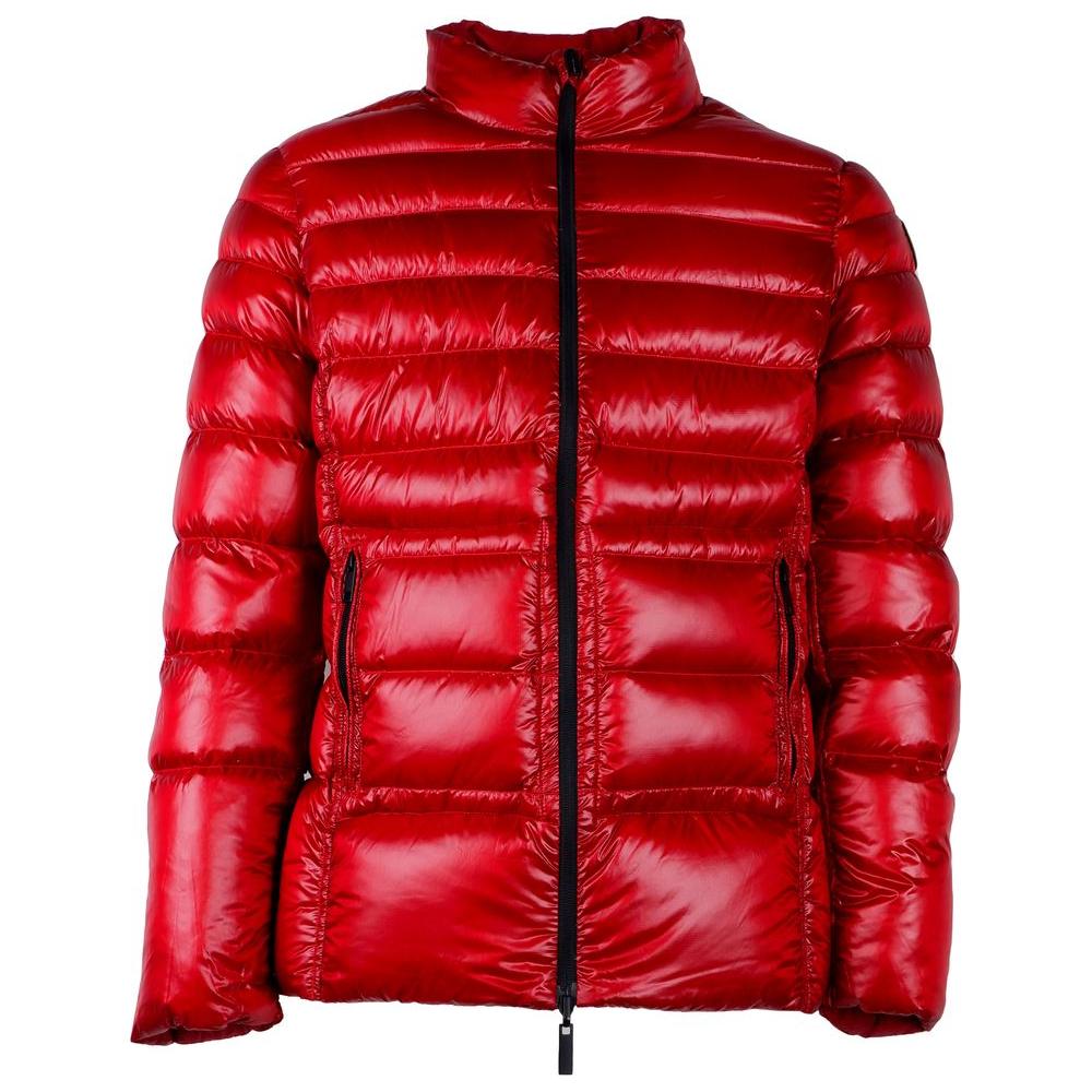 Centogrammi Reversible Red Nylon Duck Down Jacket Centogrammi