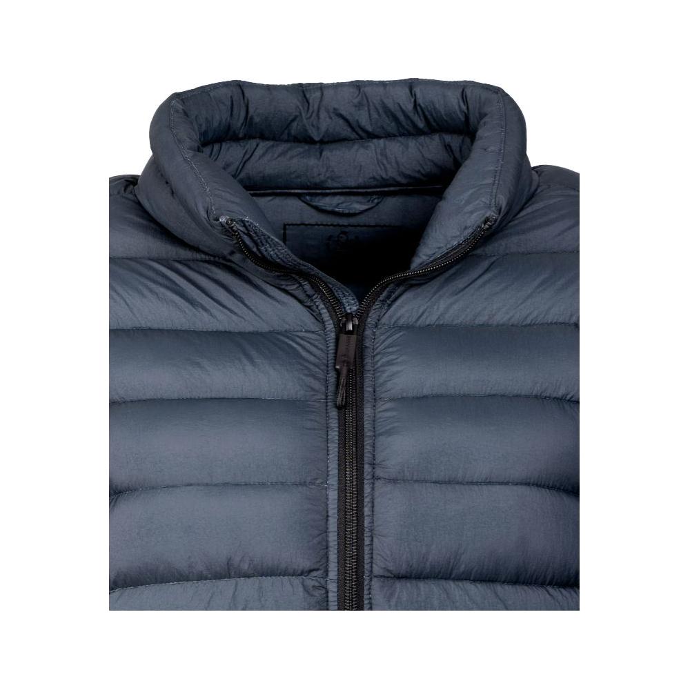 Centogrammi Chic Blue Padded Zip Vest for Men Centogrammi