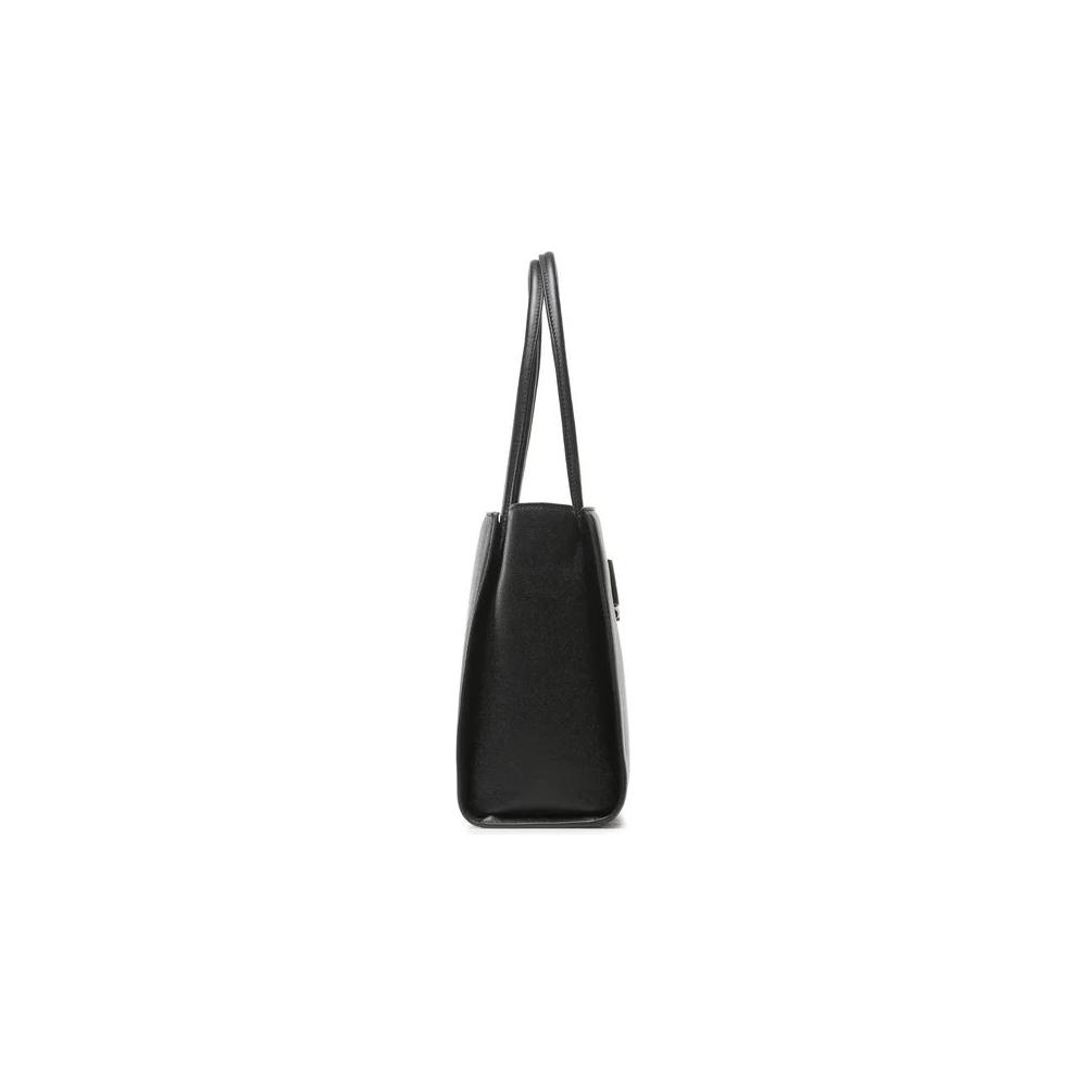 Plein Sport Chic Ebony Tote with Silver Logo Accent Plein Sport