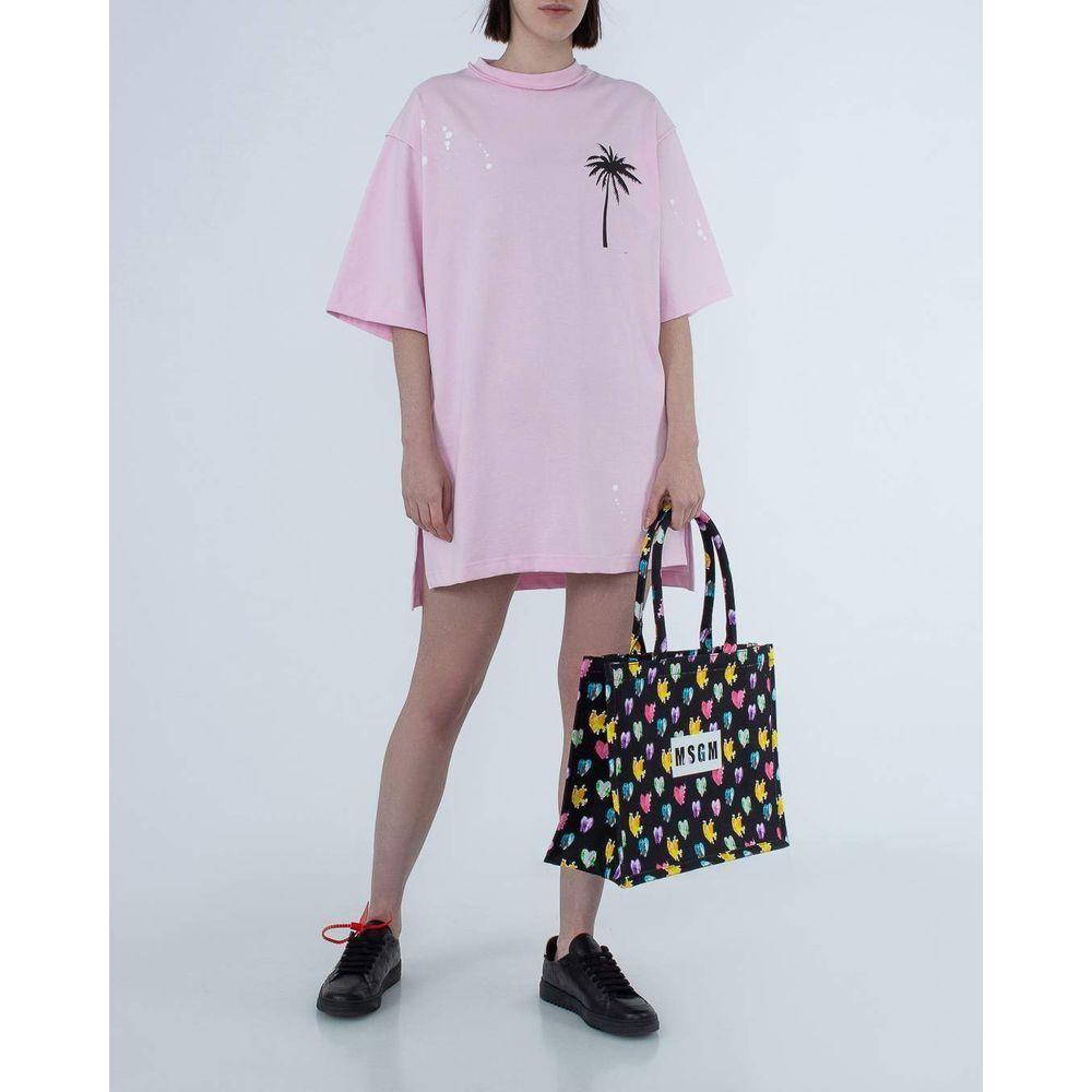 Comme Des Fuckdown Pink Cotton Women Dress Comme Des Fuckdown