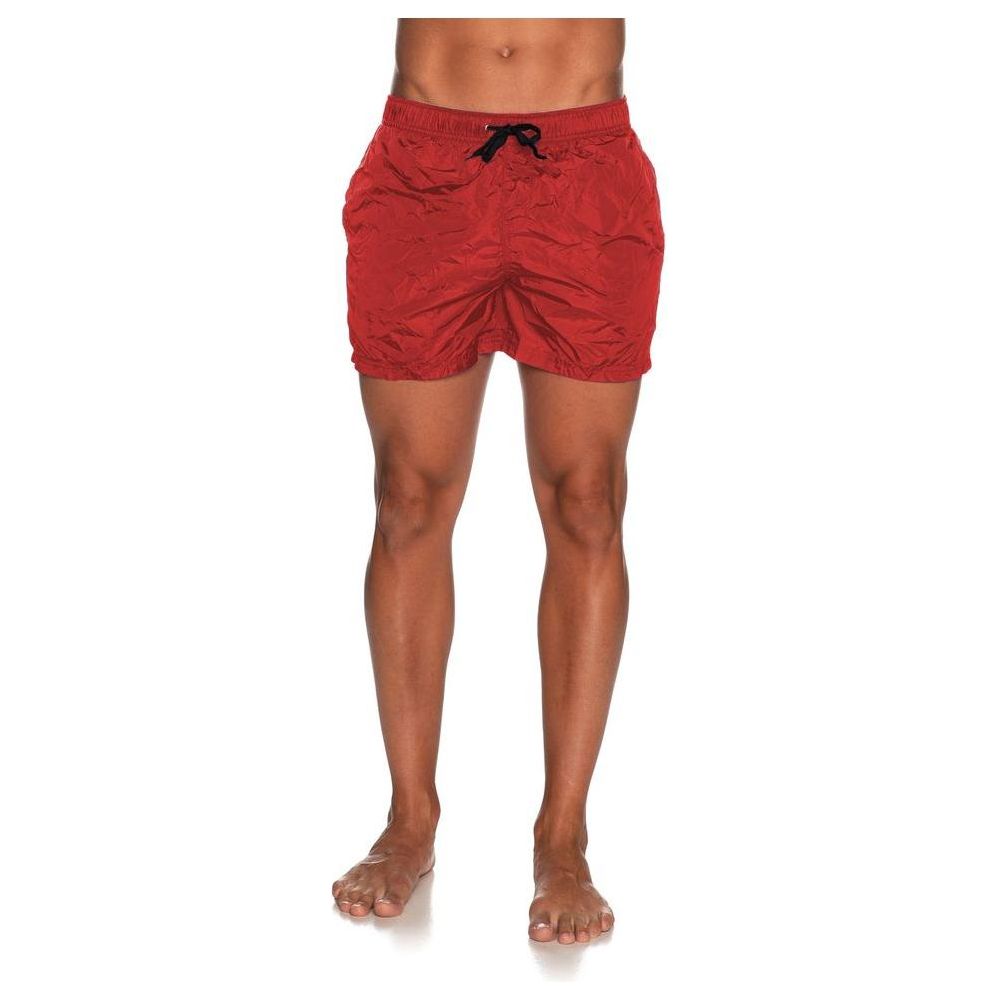 Refrigiwear Red Nylon Men's Swimsuit MAN SWIMWEAR Refrigiwear