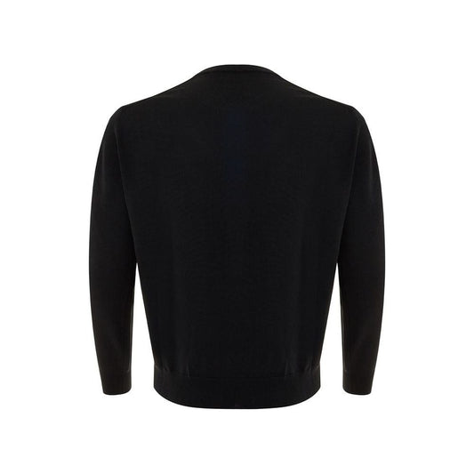 FERRANTE Elegant Black Wool Sweater for Men FERRANTE