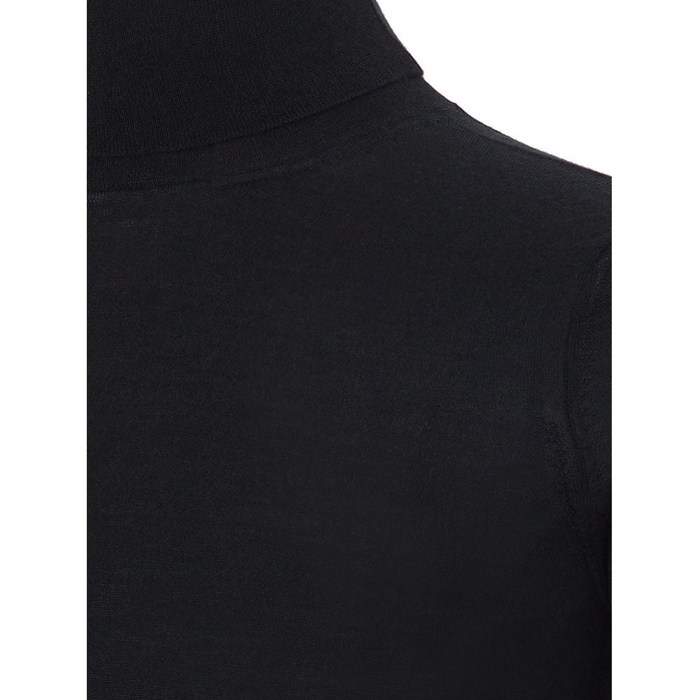 Colombo Italian Cashmere Luxury Black Sweater Colombo