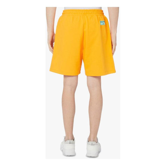 Pharmacy Industry Chic Orange Cotton Trousers with Logo Detail Pharmacy Industry