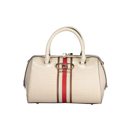 Beige Polyethylene Handbag