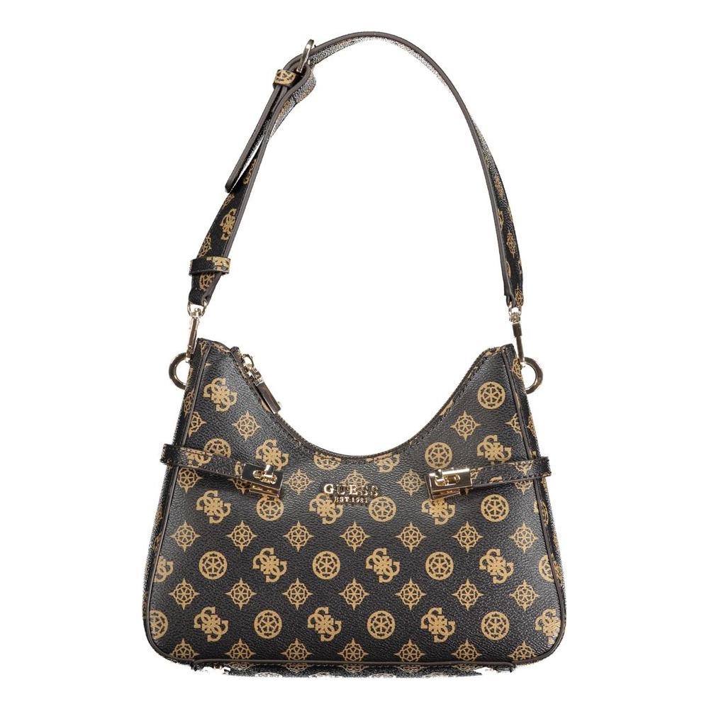 Guess Jeans Brown Polyethylene Handbag Guess Jeans