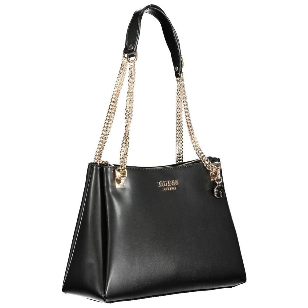 Guess Jeans Black Polyethylene Handbag Guess Jeans