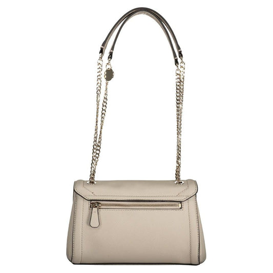 Gray Polyethylene Handbag