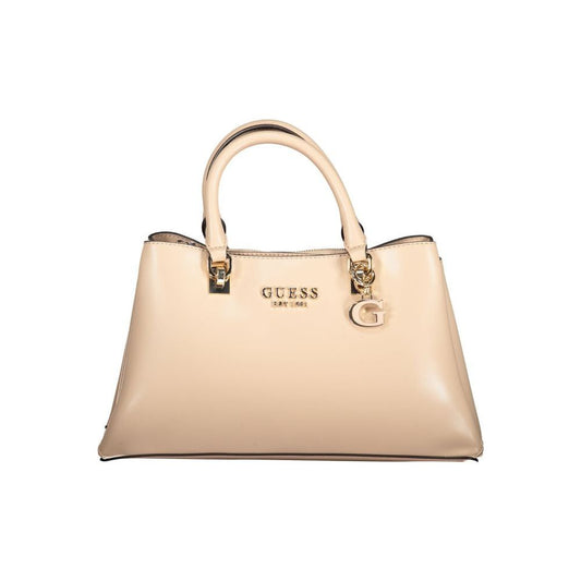 Beige Polyethylene Handbag