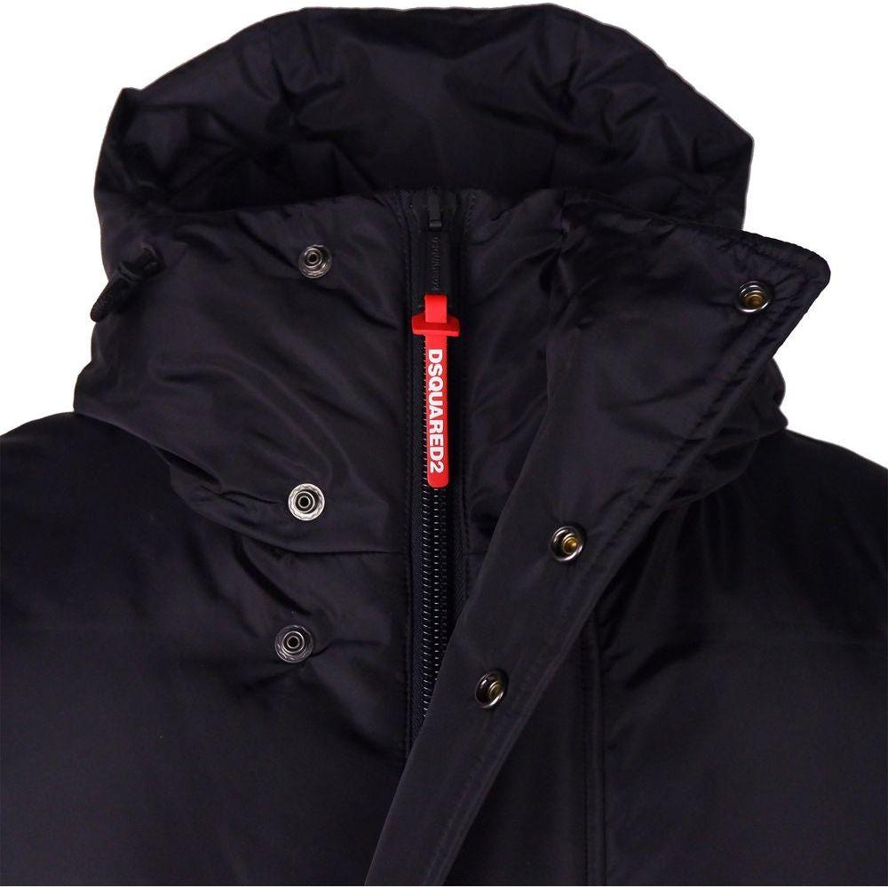 Dsquared² Black Nylon Men Jacket Dsquared²