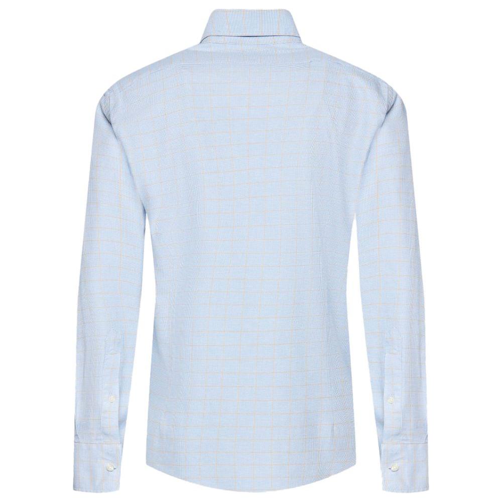 La Martina Light Blue Cotton Shirt La Martina