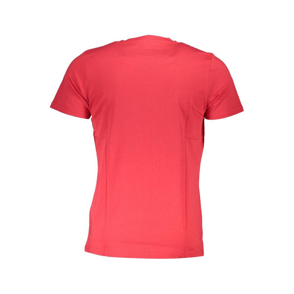 Cavalli Class Red Cotton T-Shirt Cavalli Class