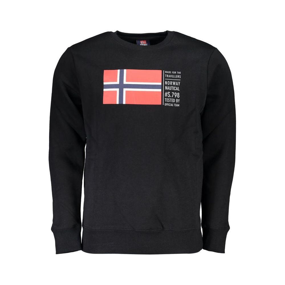 Norway 1963 Black Cotton Sweater Norway 1963