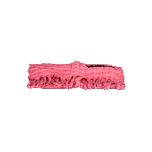 Pink Polyester Scarf