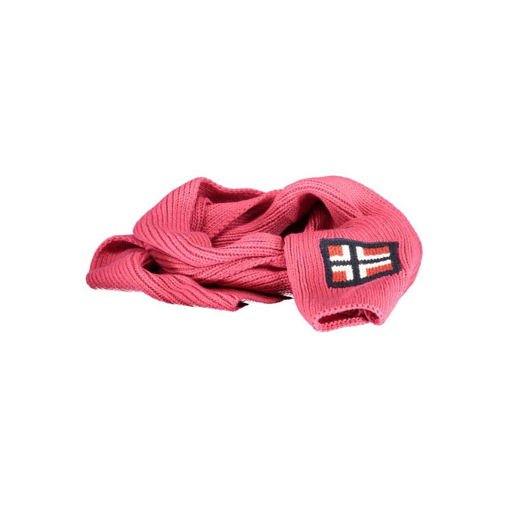 Norway 1963 Pink Acrylic Scarf Norway 1963