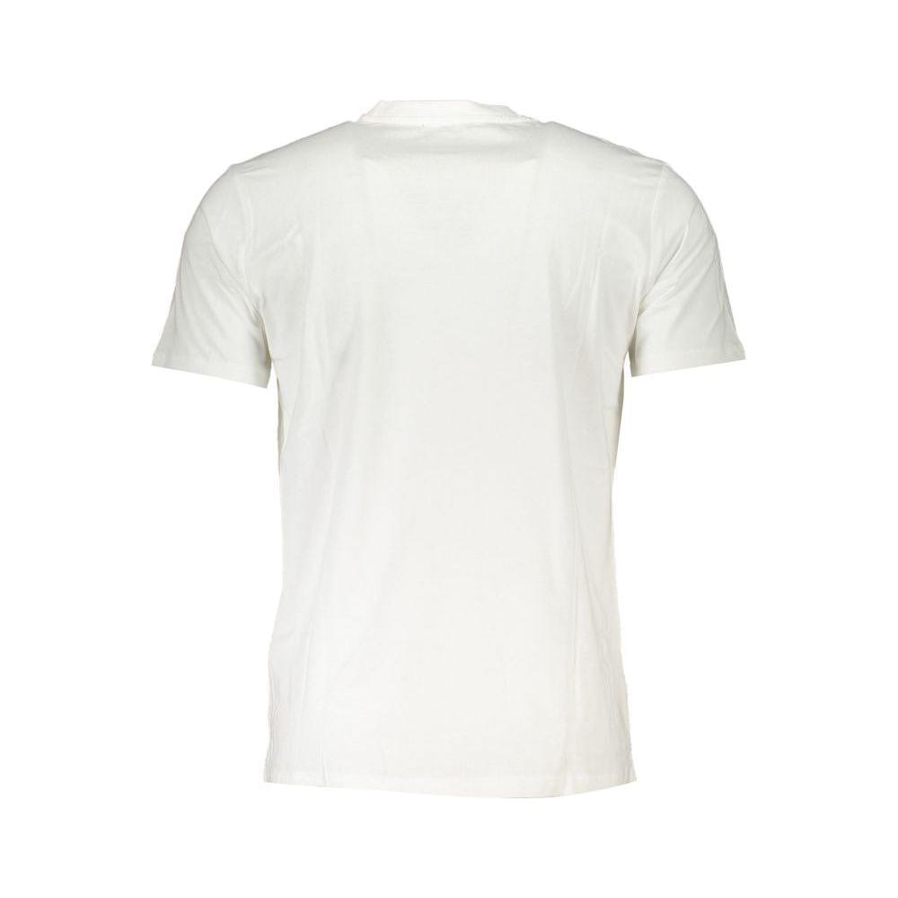 Cavalli Class White Cotton T-Shirt Cavalli Class