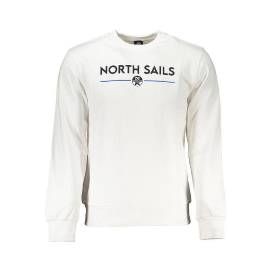 North Sails White Cotton Sweater North Sails