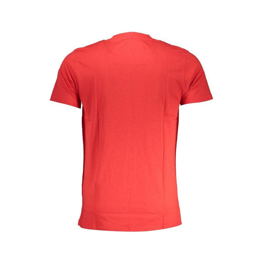 Cavalli Class Red Cotton T-Shirt Cavalli Class