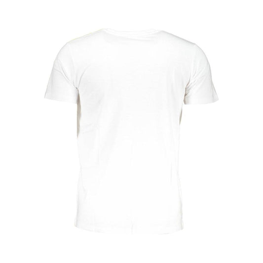 Scuola Nautica White Cotton T-Shirt Scuola Nautica