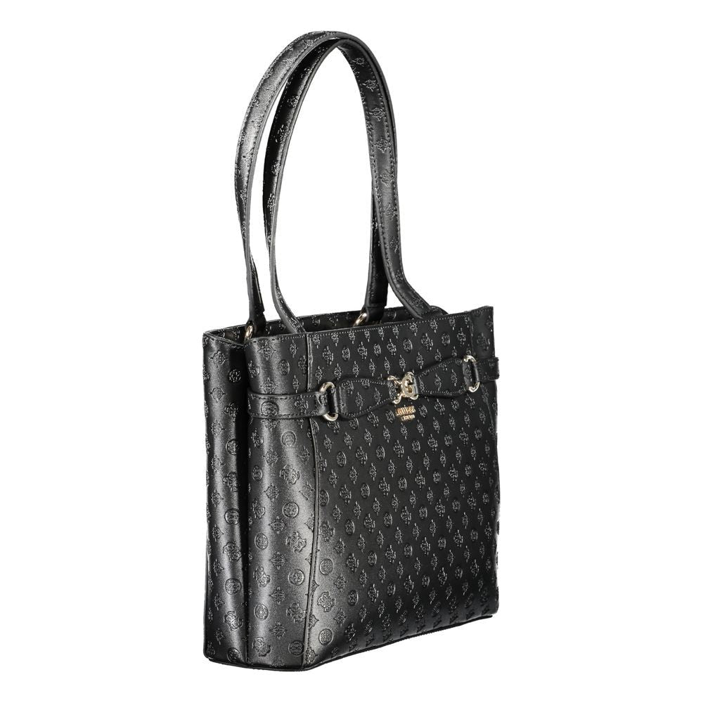 Guess Jeans Black Polyethylene Handbag Guess Jeans