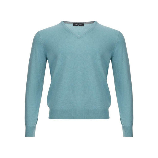 Gran Sasso Turquoise Cashmere Sweater Elegance Gran Sasso