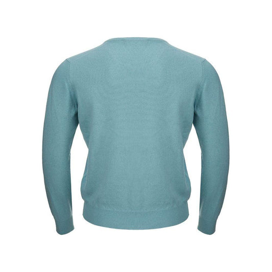 Gran Sasso Turquoise Cashmere Sweater Elegance Gran Sasso