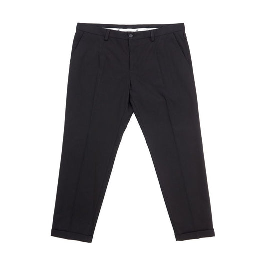 Dolce & Gabbana Elegant Black Cotton Pants for Men Dolce & Gabbana