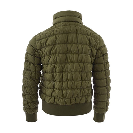 Elegant Green Polyamide Jacket