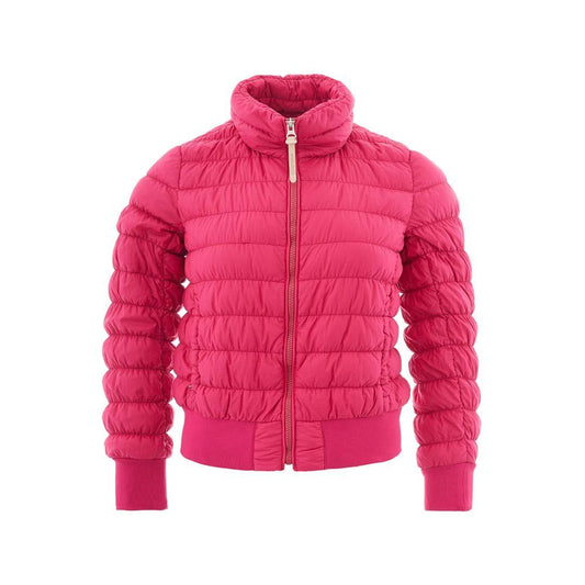 Fuchsia Elegance Polyamide Jacket