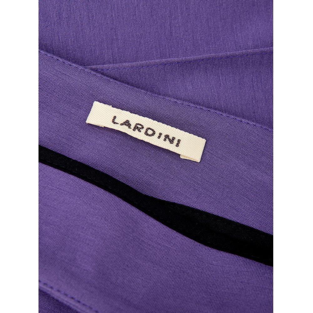 Lardini Elegant Purple Viscose Pants Lardini