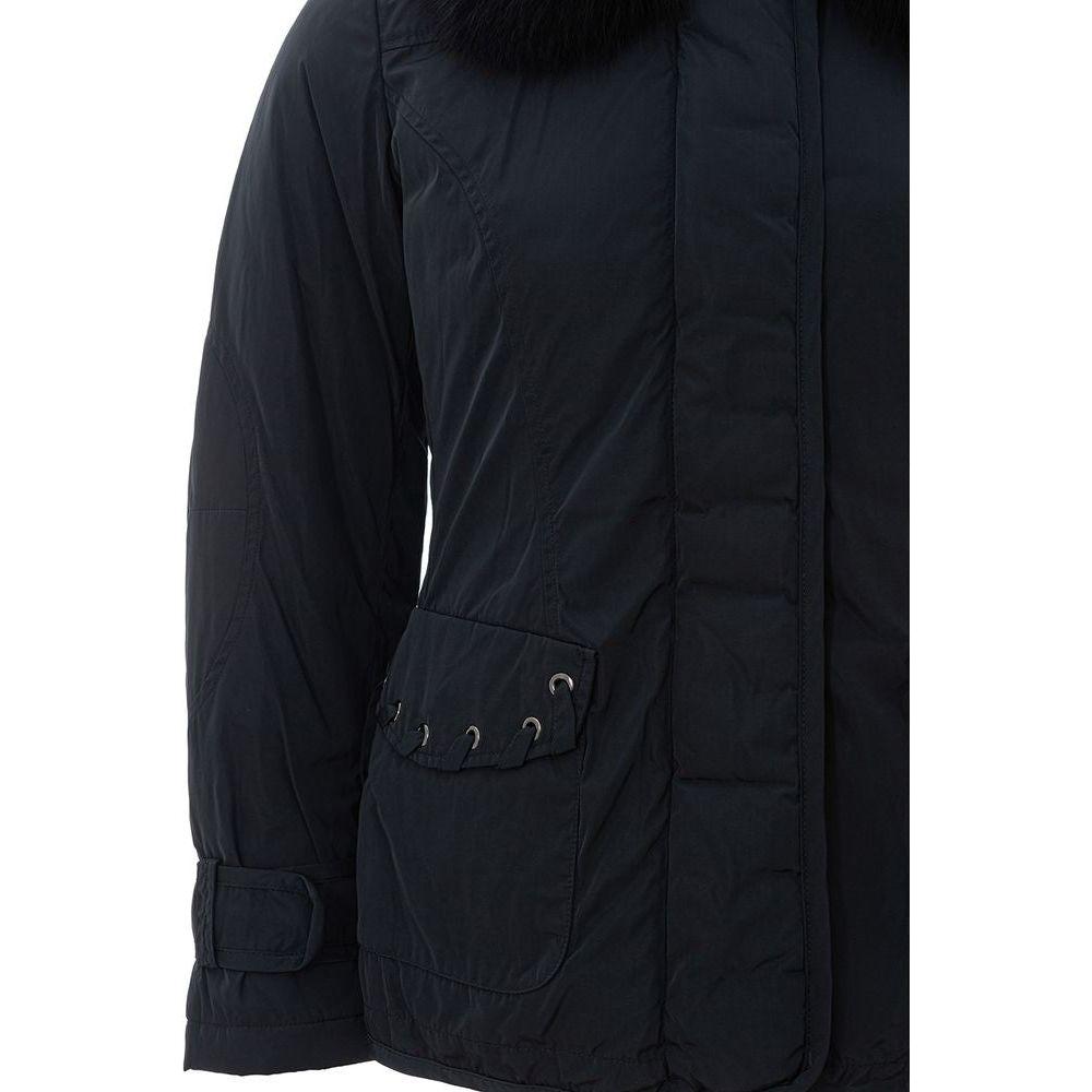 Peuterey Blue Polyester Jackets & Coat Peuterey