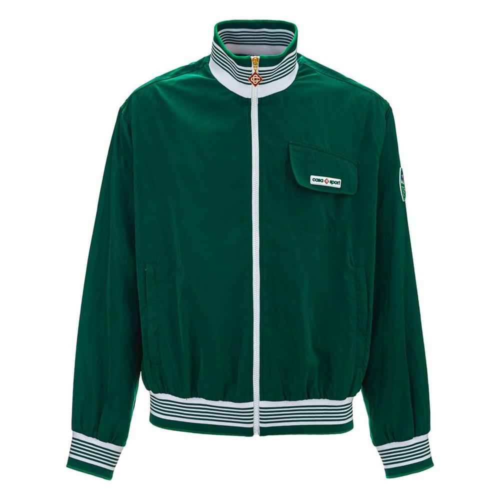 Casablanca Green Polyester Jacket Casablanca