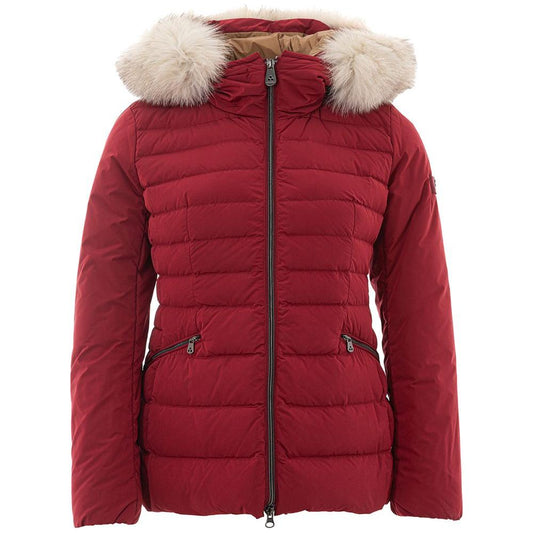 Bordeaux Elegance Ladies Polyester Jacket