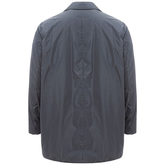 Peuterey Elegant Gray Polyamide Men's Jacket Peuterey